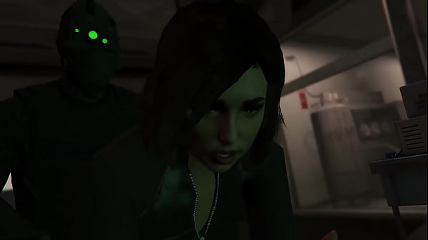 GTA 5 – Online Babe gets distracted and fucks while on a Spy Mission