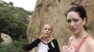 Amazing Hiking POV Threesome with Penny Pax and Sarah Shevon