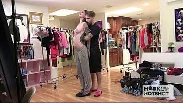 BTS – Beautiful Whore Rocky Emerson Hooks Up With An Internet Stranger!