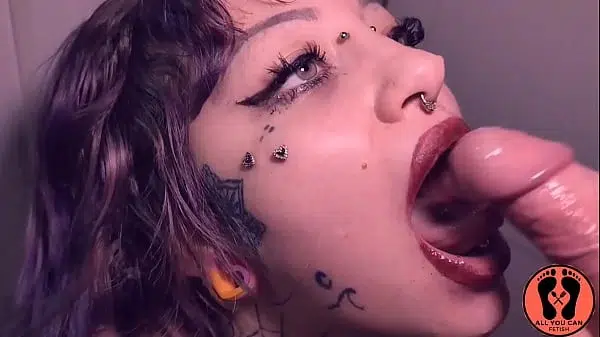 CHASTITY CAGE IS OPENED AFTER A MONTH AMAZING BLOWJOB HUGE FACIAL CUMSHOT