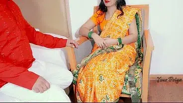 Hot and horny and unsatisfied wife with small dick husband with Hindi audio