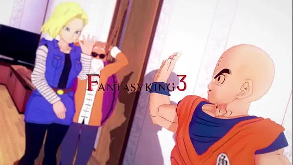Kame Roshi fucking Android 18 behind Krillin’s back | Dragon Ball Zex 5 | Free POV | Full movie on Sheer & PTRN: Fantasyking3
