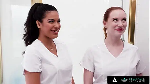 NURU MASSAGE – Two Masseuses Madison Morgan And Maya Farrell Battle To Give The Best Massage EVER!