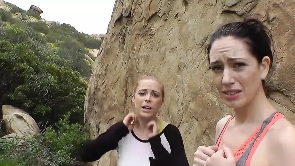 Amazing Hiking POV Threesome with Penny Pax and Sarah Shevon