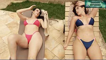 Mama Studio e Luiza Ambiel em Amigas safadas aprontando com o piscineiro BBC em um dia de sol – Gratuito