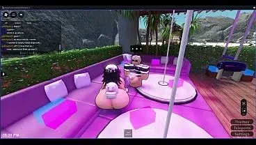 YOUNG LADY LOSES BET WITH STRANGER ON THE BEACH AND GIVES HIM FREE ACCESS TO HER BUTT AND PUSSY | ROBLOX