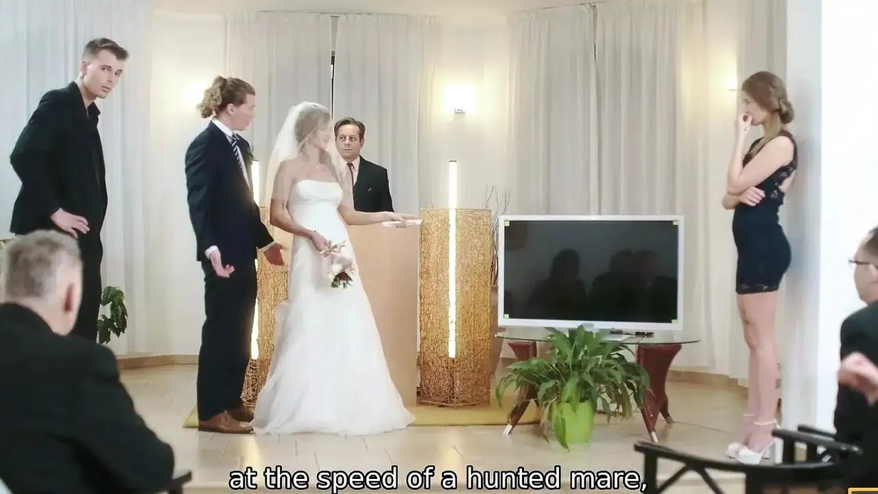 BRIDE4K. Wedding guests are shocked with a XXX video of the gorgeous bride