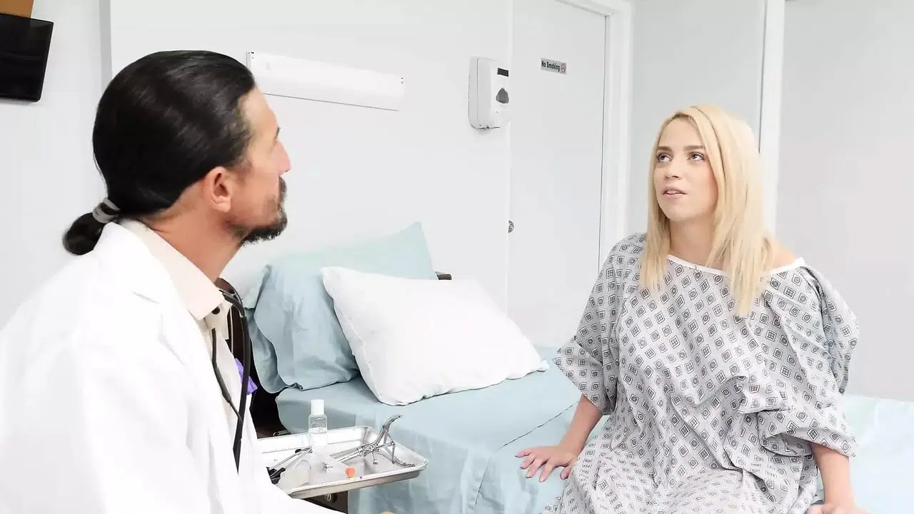 Doc Uses His Cock To Examine Madison’s Tight Butthole