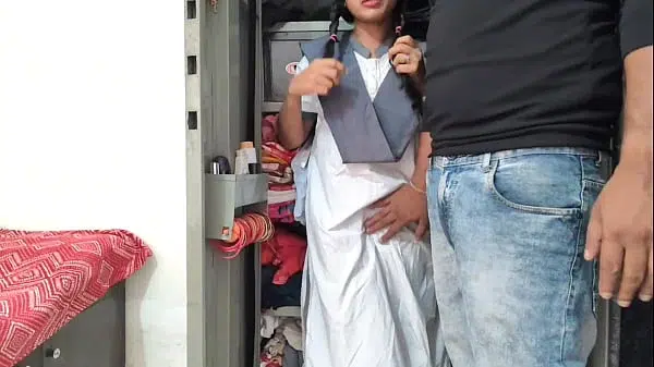 Indian teen girl fucking very hard by friend with hindi audio