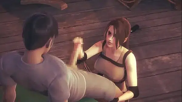 Lara tomb raider cosplay hentai in erotic xxx manga