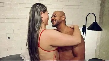 Leaked: Curvy Brazilian MILF In Red Lingerie Wrecked By Huge Black Stud.