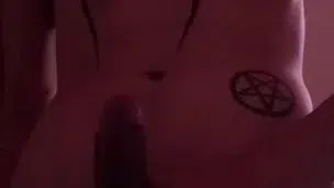 Masturbating with realistic pussy (Vertical Screen)