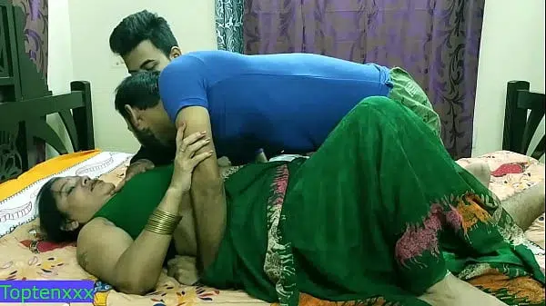 My stepbrother and me love our sexy hot milf maid!! First time sex with stepbrother