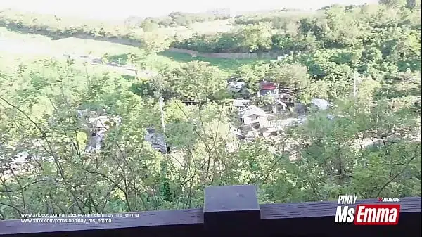 Public Creampie sex on the balcony while having Vacation in Boracay Island | Viral Asian Pinay Filipina XXX PORN Scandal Video