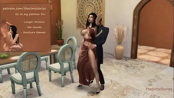 Risky sex of horny hindi girl in front of her father