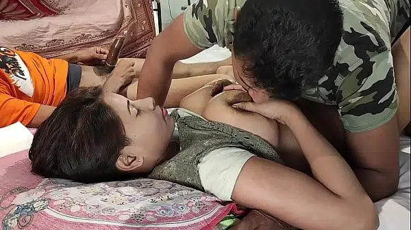 Romantic porn features couple engaging in a lot of foreplay, such as fingering, pussy licking, cock sucking, nipple play, and making out before having sex porn movie. Shathi khatun & hanif & Shapan pramanik . Xxx porn Bbc Amateur blowjob threesome