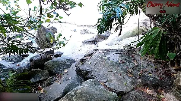 Sex On The Deserted Beach !! Amateur Brazilian Teen Sucked Dick and Taken Cum in the Face – Amateur Public Sex Video at the beach – Cherry Adams & Riick XXX – Complete on Xvideos RED