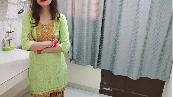 Young stepbrother and stepsister’s make up sex after argument in Hindi audio