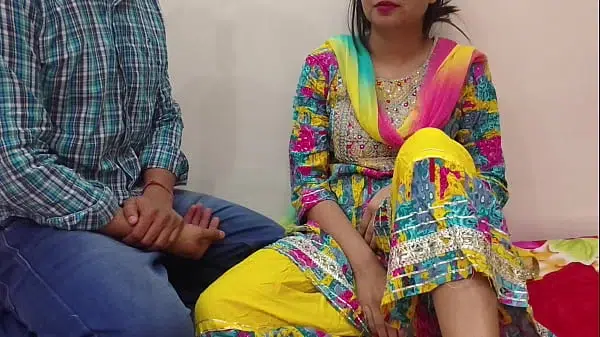 Desi Indian wife desperately wanted to get hard fuck so she did hot blowjob for hard fuck BUT… with hindi audio