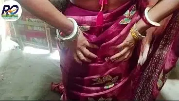 Desi village sister-in-law fucked in lap in doggy style in Hindi